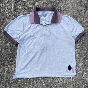 Yung Raf Simmons Drew Cwiek Triple Collar Polo Grey Large